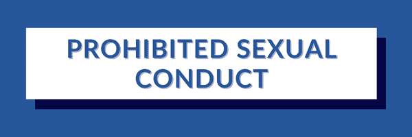 PROHIBITED SEXUAL CONDUCT