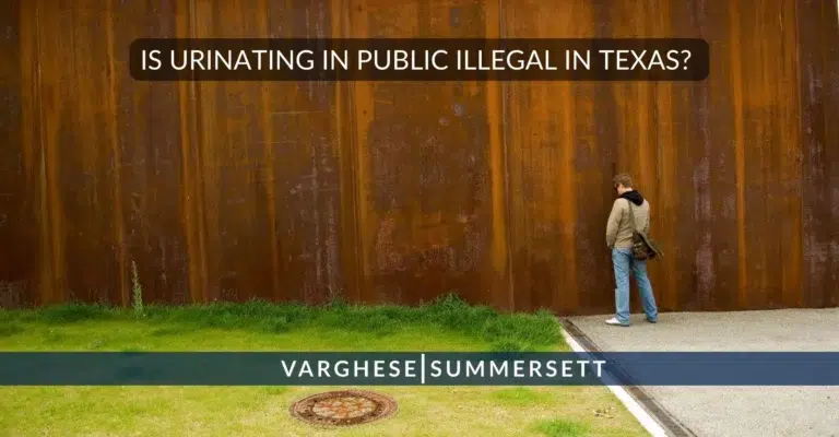 Is Public Urination Illegal In Texas? [2023]