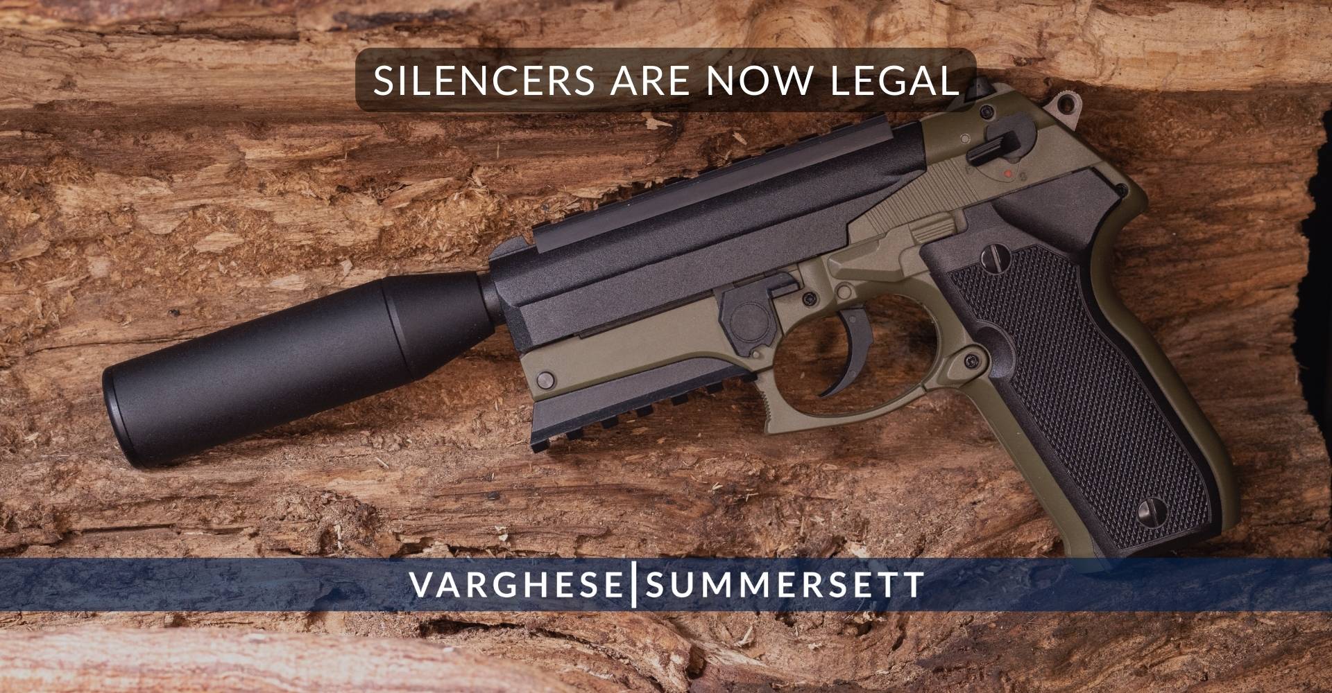 Los silenciadores ahora son legales