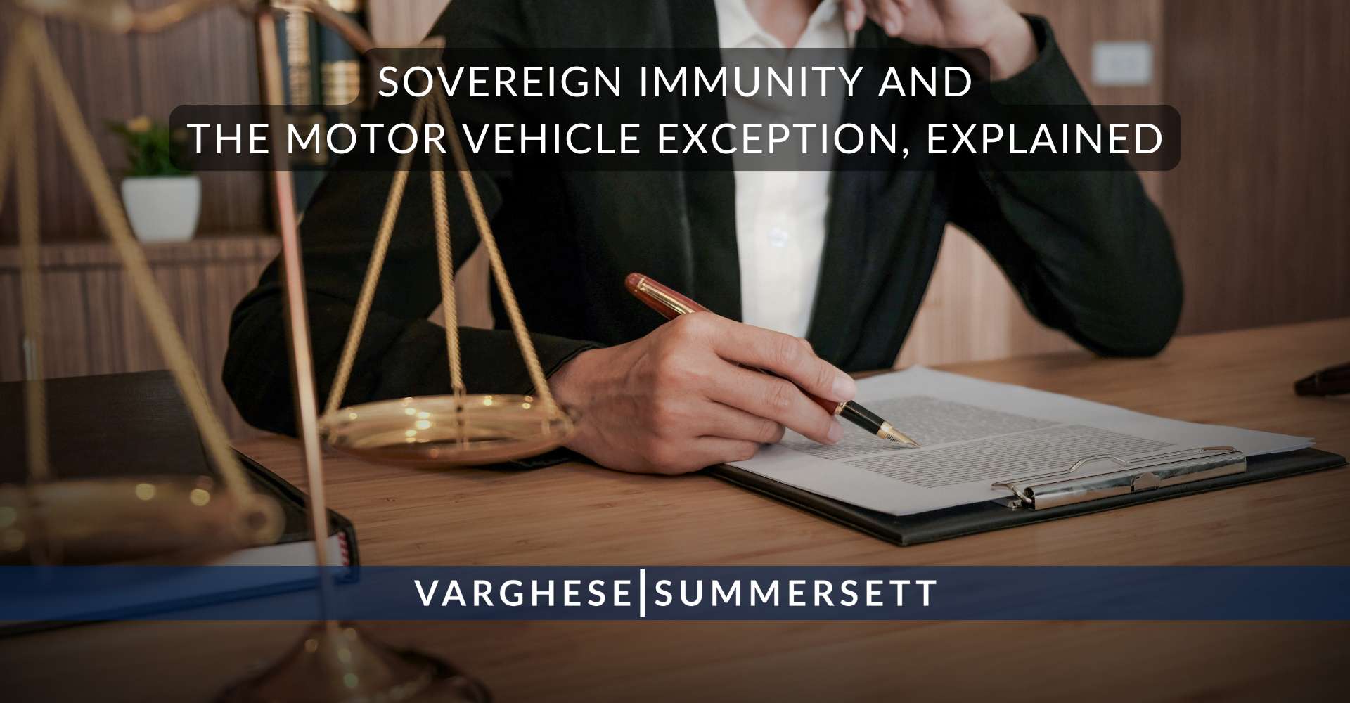 Sovereign Immunity and the Motor Vehicle Exception, Explained