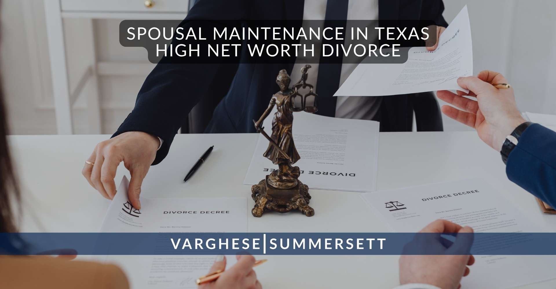 Manutención conyugal en Texas Divorcio de personas con un elevado patrimonio neto