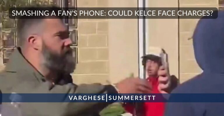 Could Jason Kelce Face Legal Trouble for Smashing Heckler’s Phone?