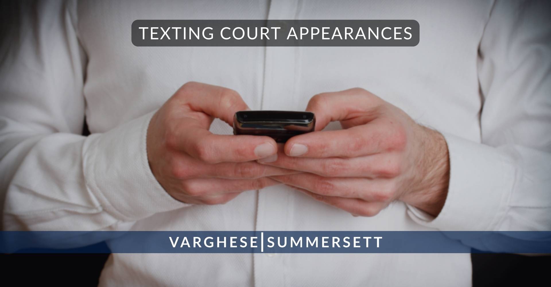 Comparecencias judiciales por mensaje de texto