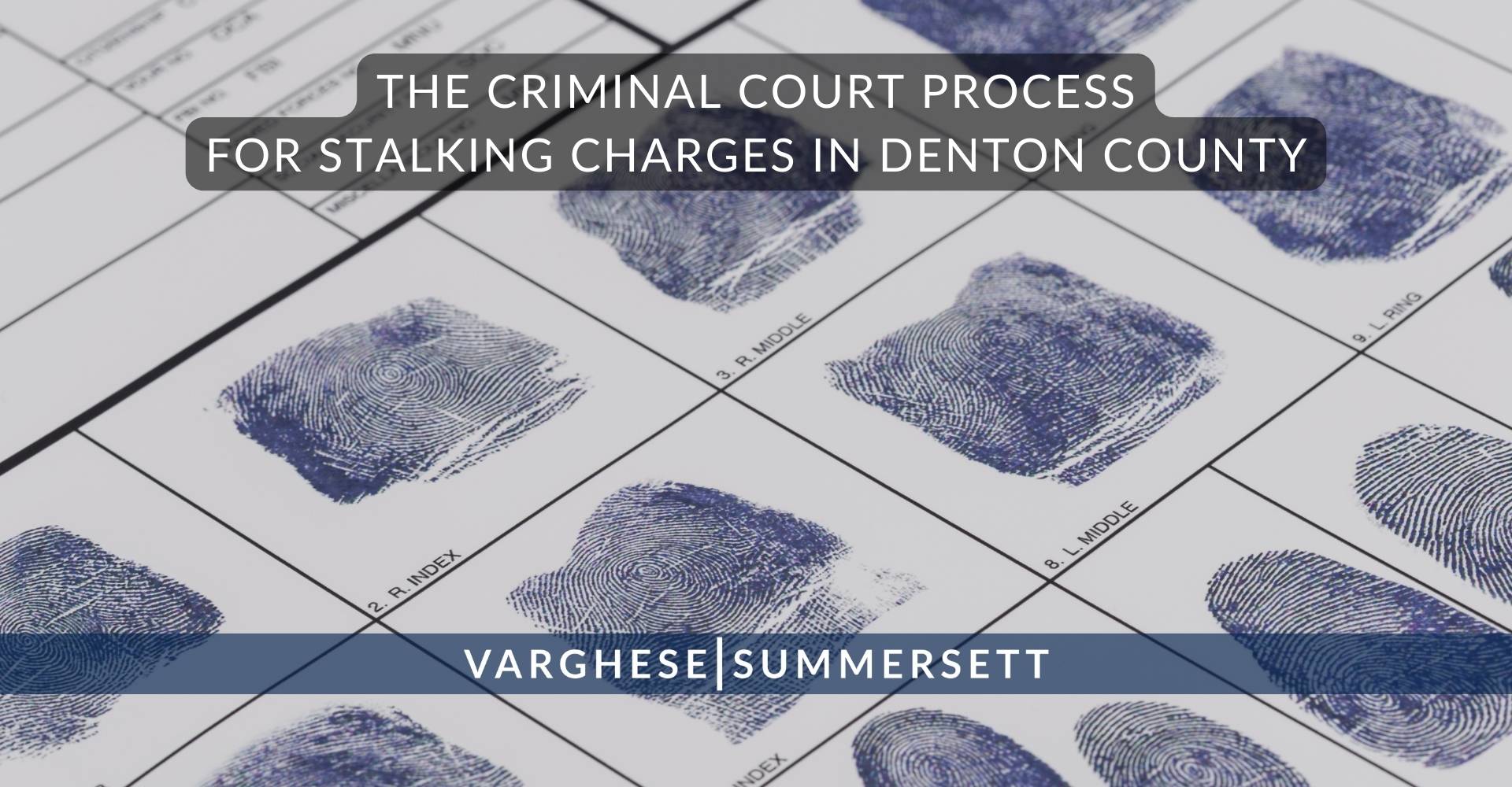 The Criminal Court Process for Stalking Charges in Denton County