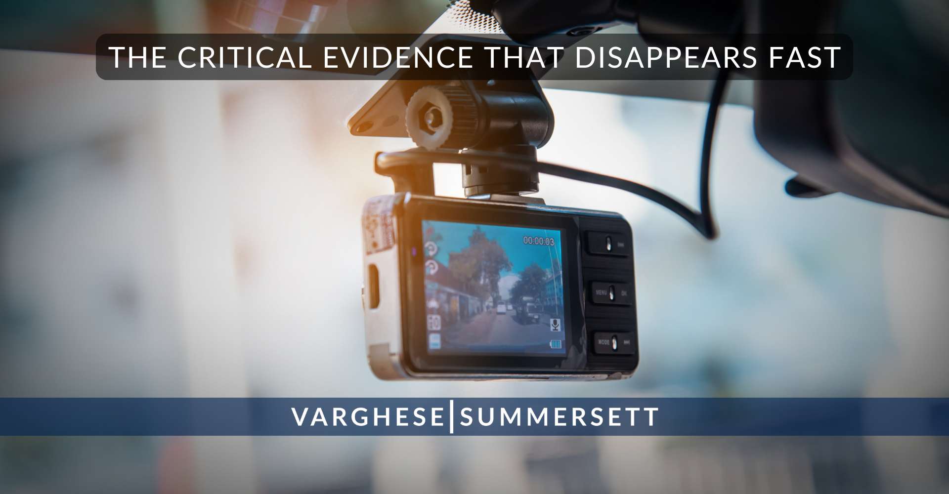 The Critical Evidence That Disappears Fast | Varghese Summersett The Critical Evidence That Disappears Fast