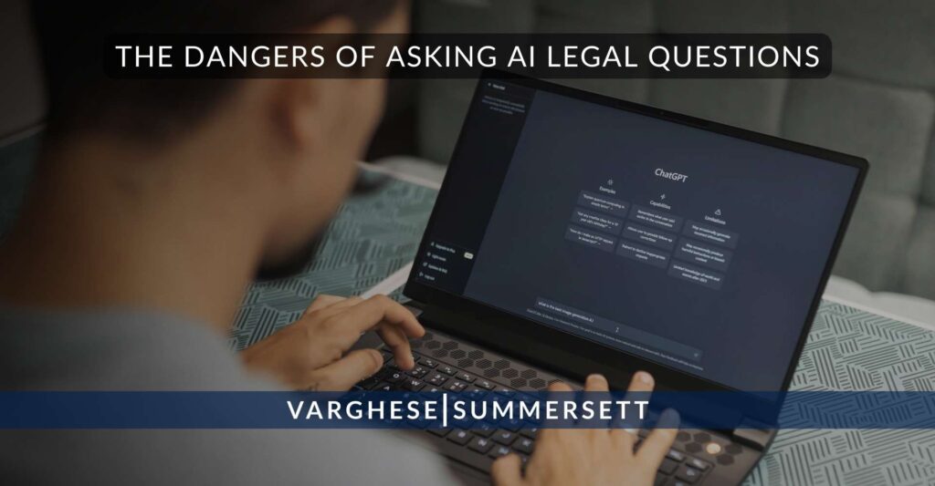 The Dangers of Asking AI Legal Questions