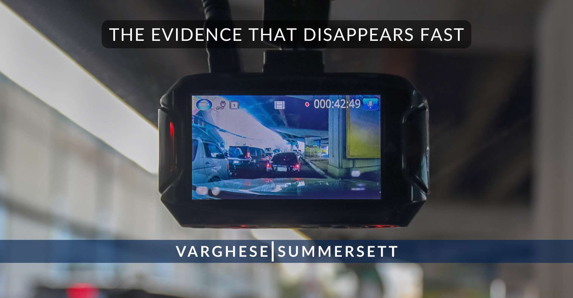 The Evidence That Disappears Fast