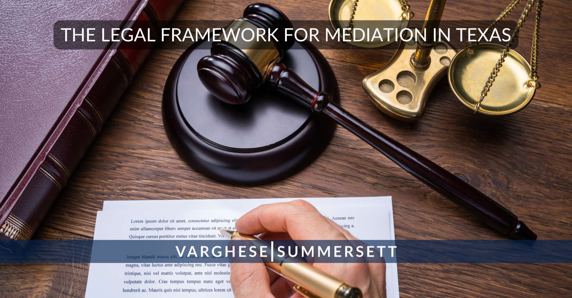 El marco jurídico de la mediación en Texas