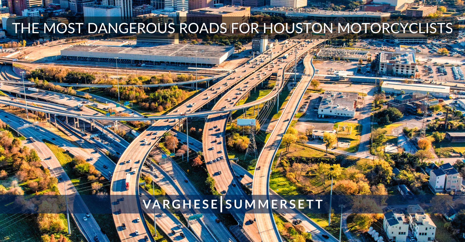 Las carreteras más peligrosas para los motociclistas de Houston