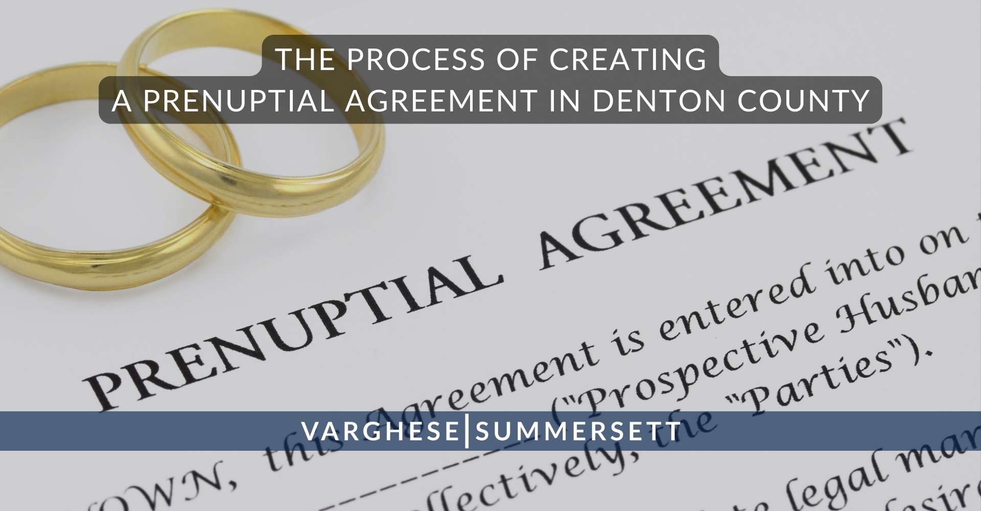 El proceso de creación de un acuerdo prenupcial en el condado de Denton