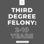 Third degree felony in Texas