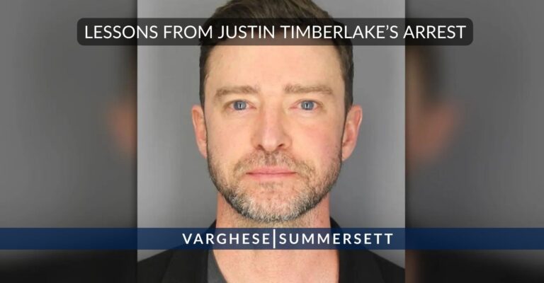 Eight Lessons from the Timberlake Arrest for DWI