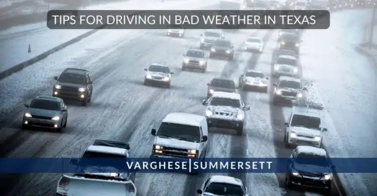 Tips for Driving In Bad Weather in Texas