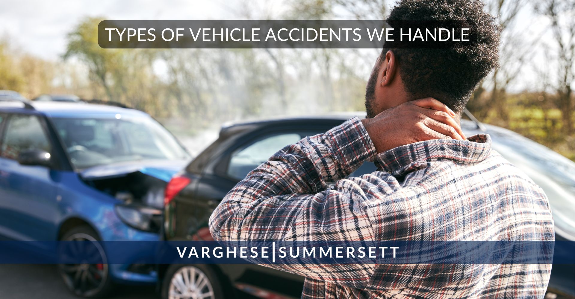 Tipos de accidentes de coche que manejamos