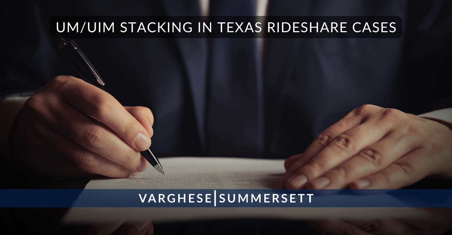 UM/UIM Stacking in Texas Rideshare Cases