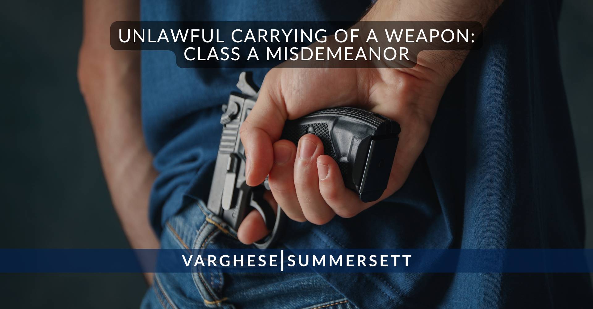 Portación Ilegal de Arma: Delito Menor Clase A