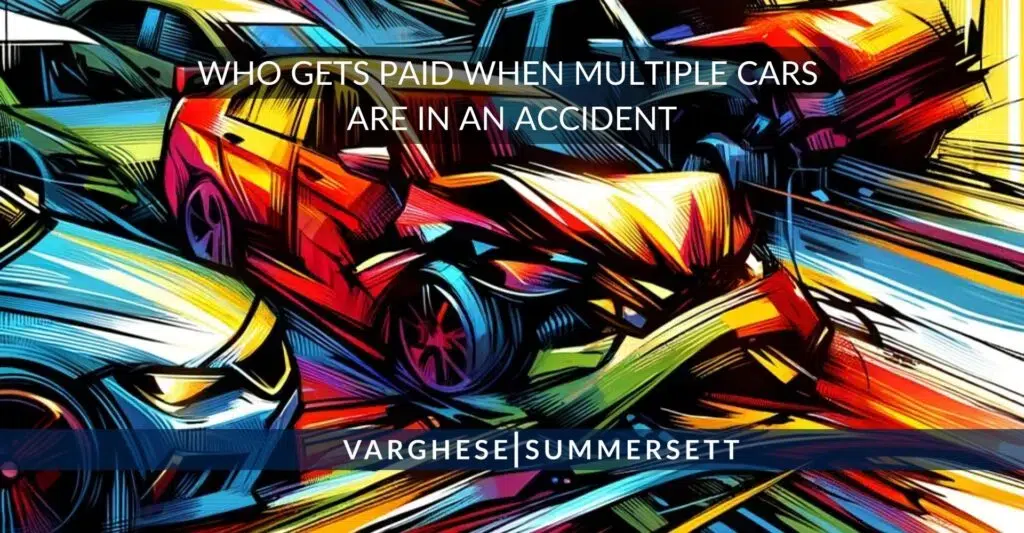 WHO GETS PAID WHEN MULTIPLE CARS ARE IN AN ACCIDENT