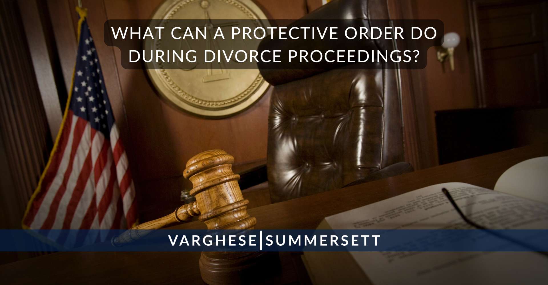 ¿Qué puede hacer una orden de protección durante un procedimiento de divorcio?