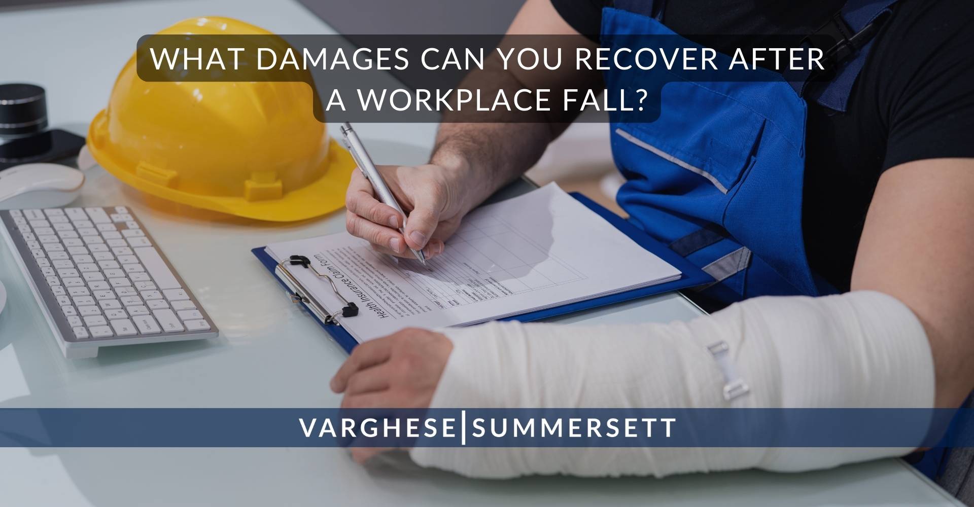 ¿Qué daños y perjuicios se pueden recuperar tras una caída en el lugar de trabajo?