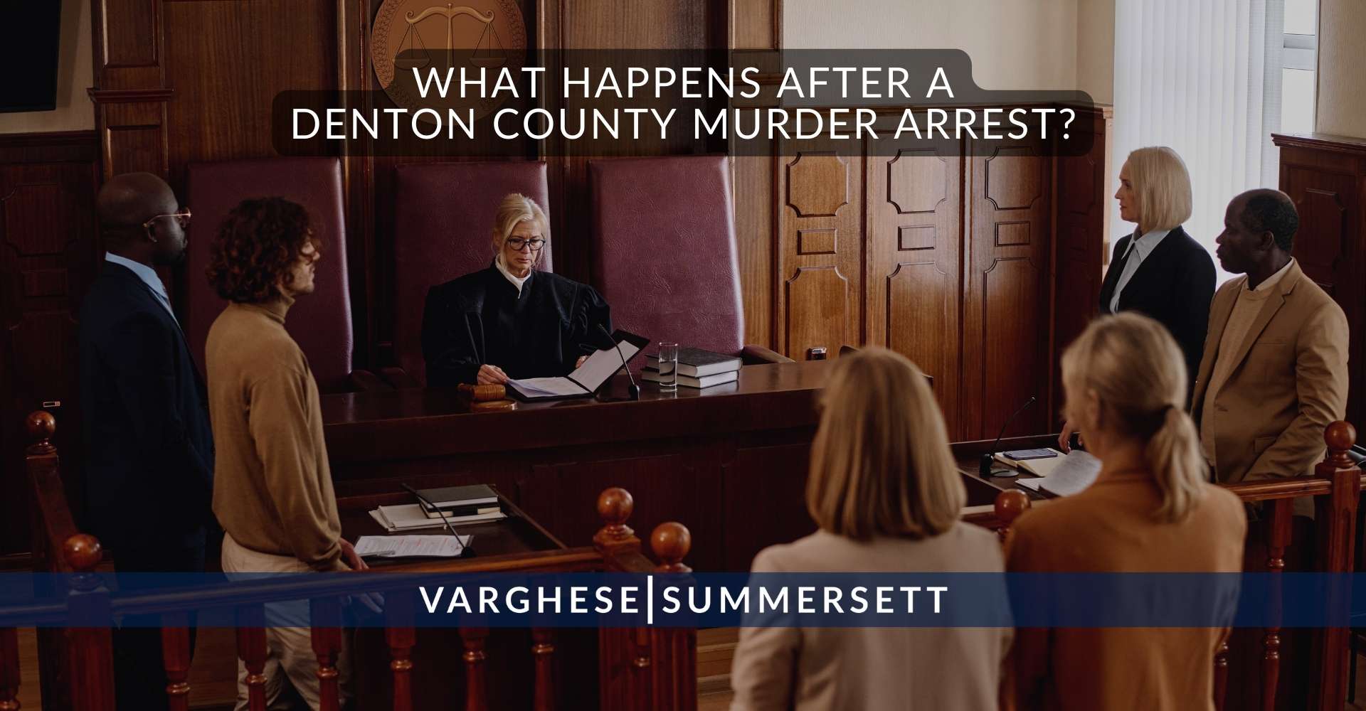 ¿Qué sucede después de un arresto por asesinato en el condado de Denton?