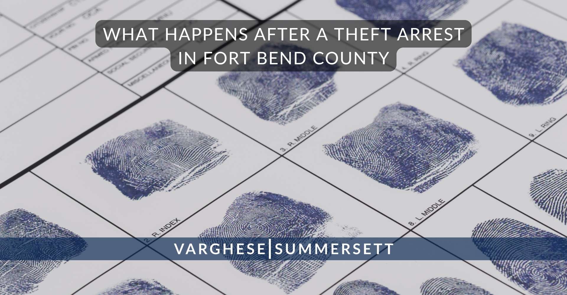 ¿Qué ocurre tras una detención por robo en el condado de Fort Bend?