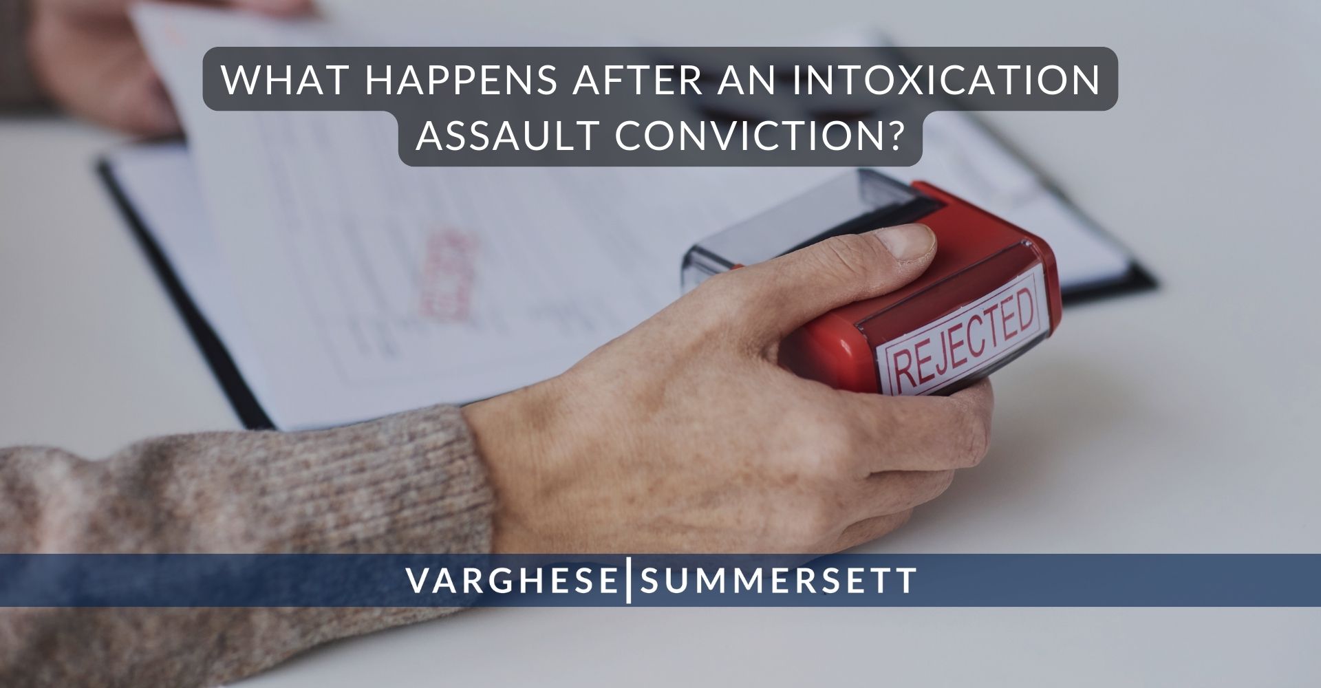 ¿Qué sucede después de una condena por agresión con intoxicación?