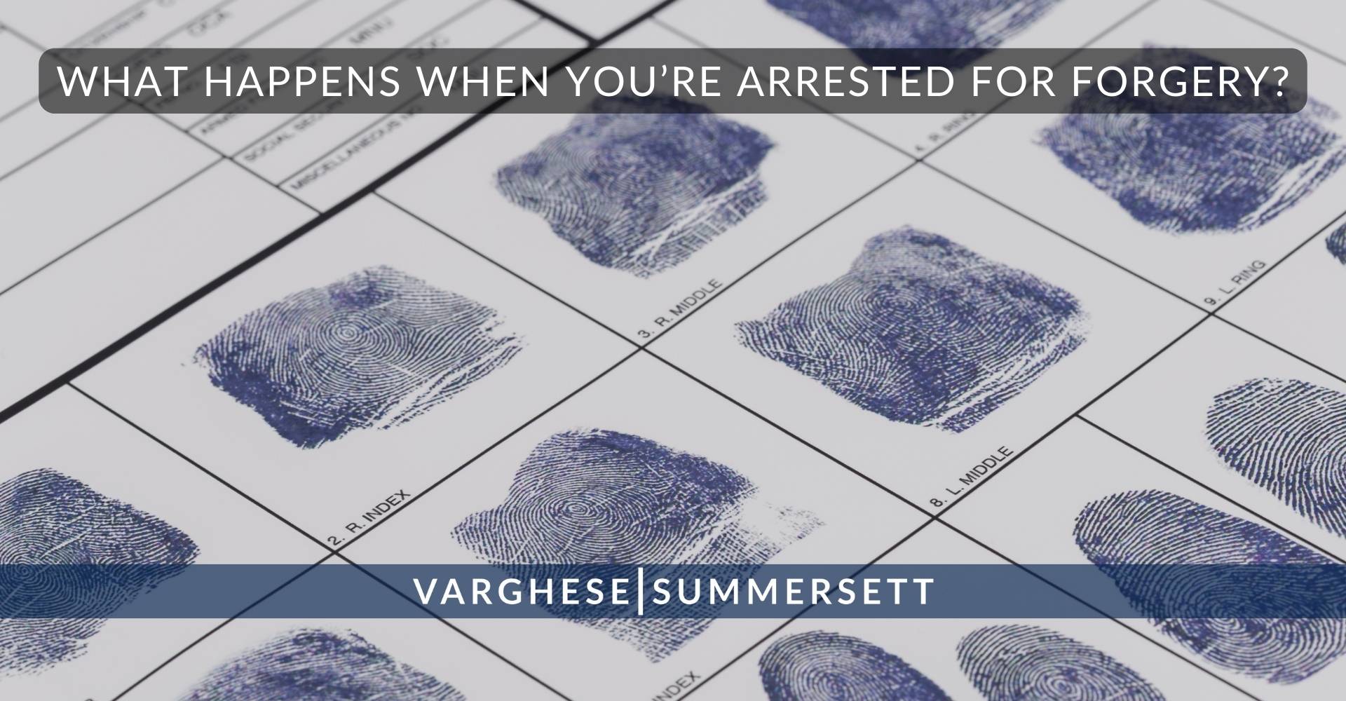 ¿Qué sucede cuando te arrestan por falsificación?