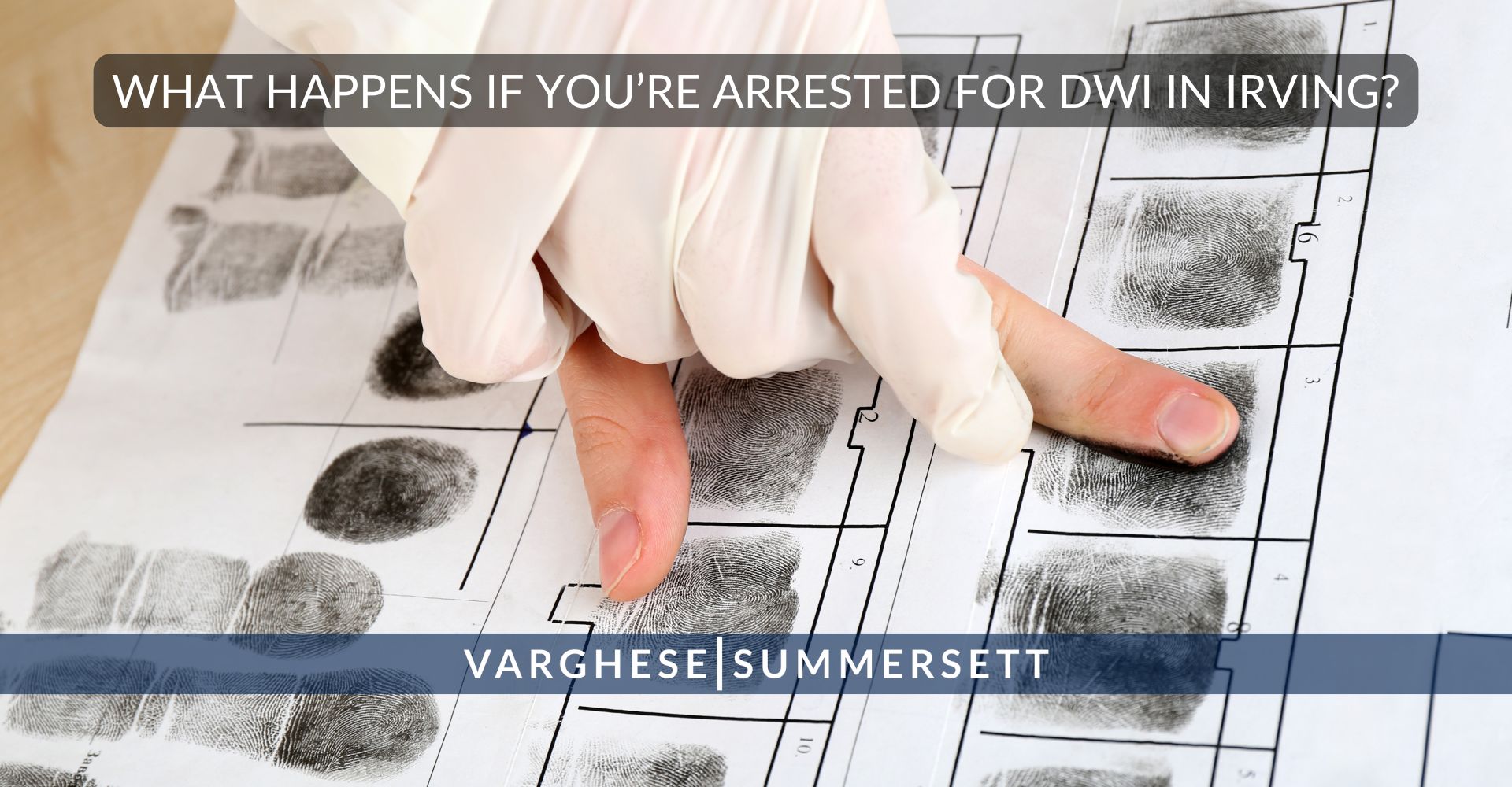¿Qué sucede si usted es arrestado por DWi en Irving