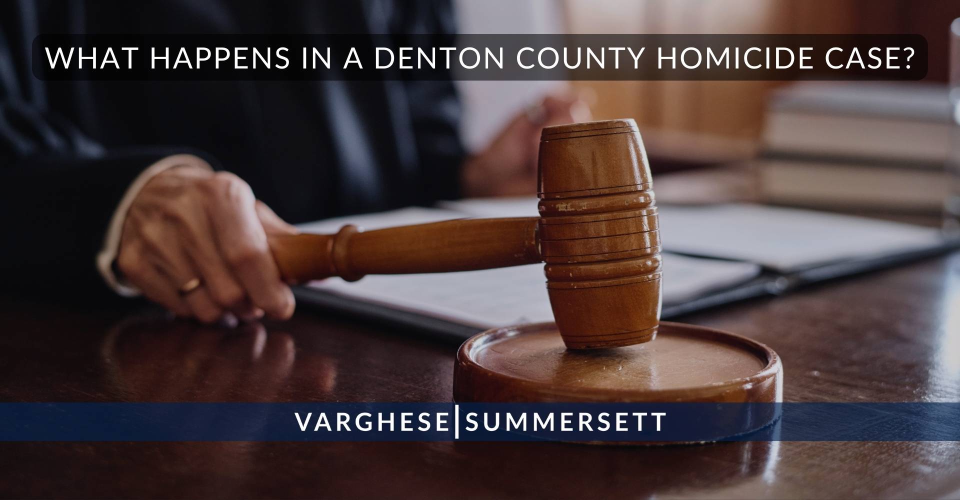 ¿Qué sucede en un caso de homicidio en el condado de Denton?