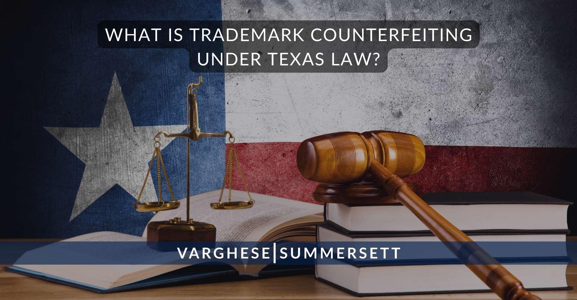 ¿Qué es la falsificación de marcas registradas según la legislación de Texas?