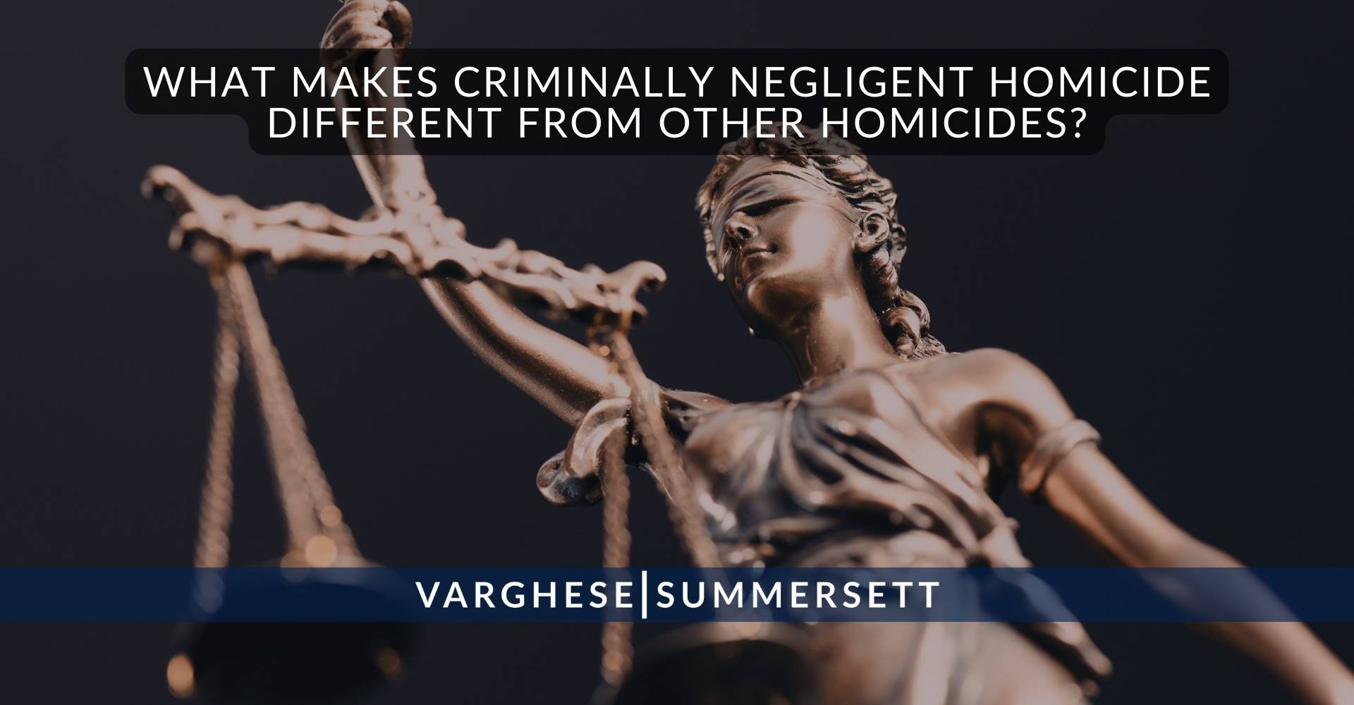 ¿En qué se diferencia el homicidio por negligencia criminal de otros homicidios?