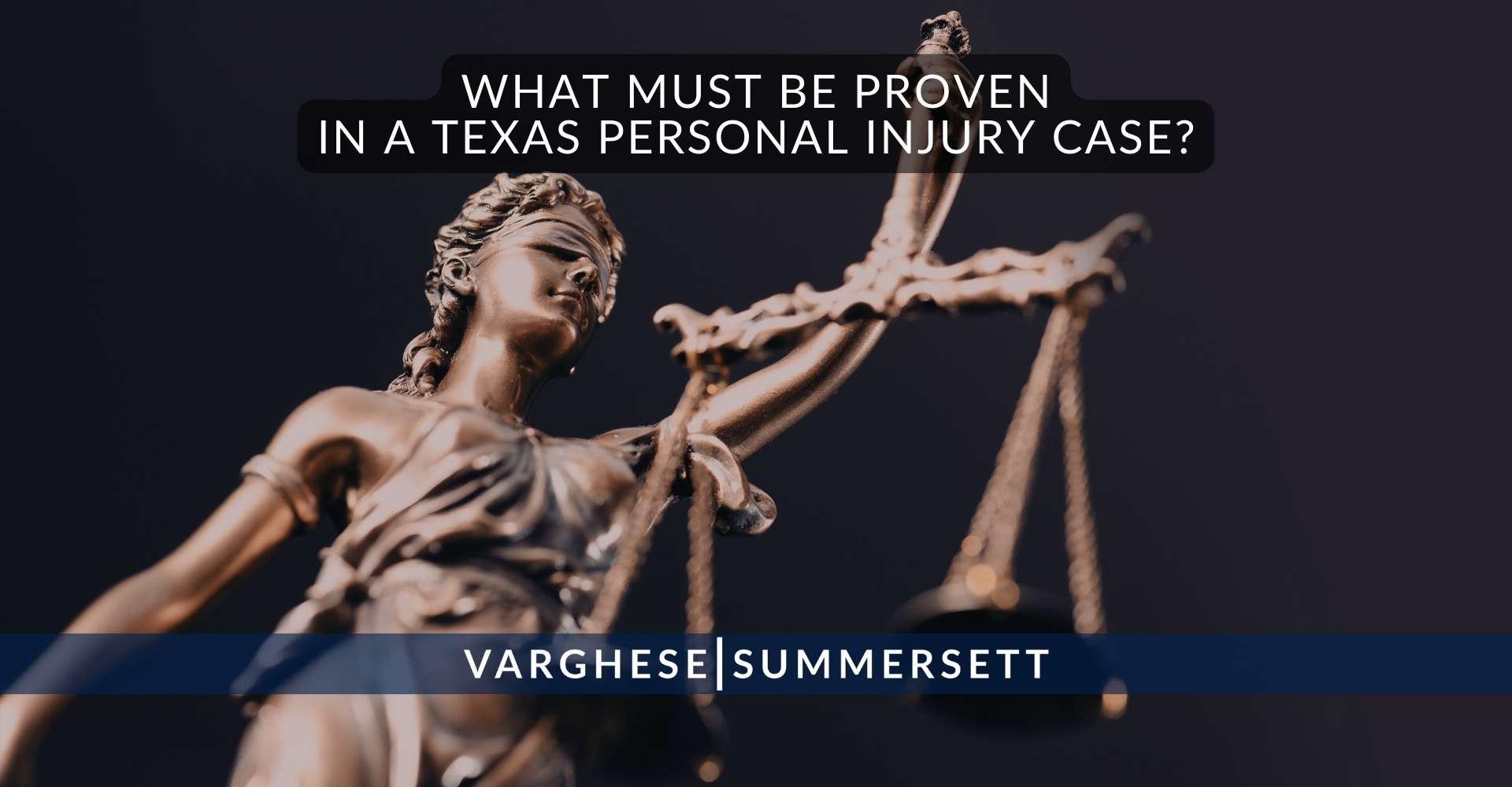 Lo que debe demostrarse en un caso de lesiones personales en Texas