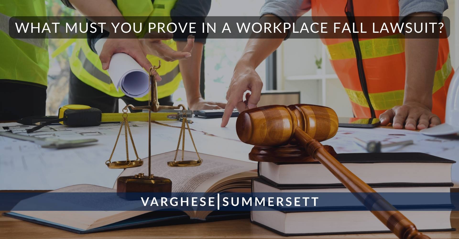 ¿Qué debe demostrar en una demanda por caída en el lugar de trabajo?