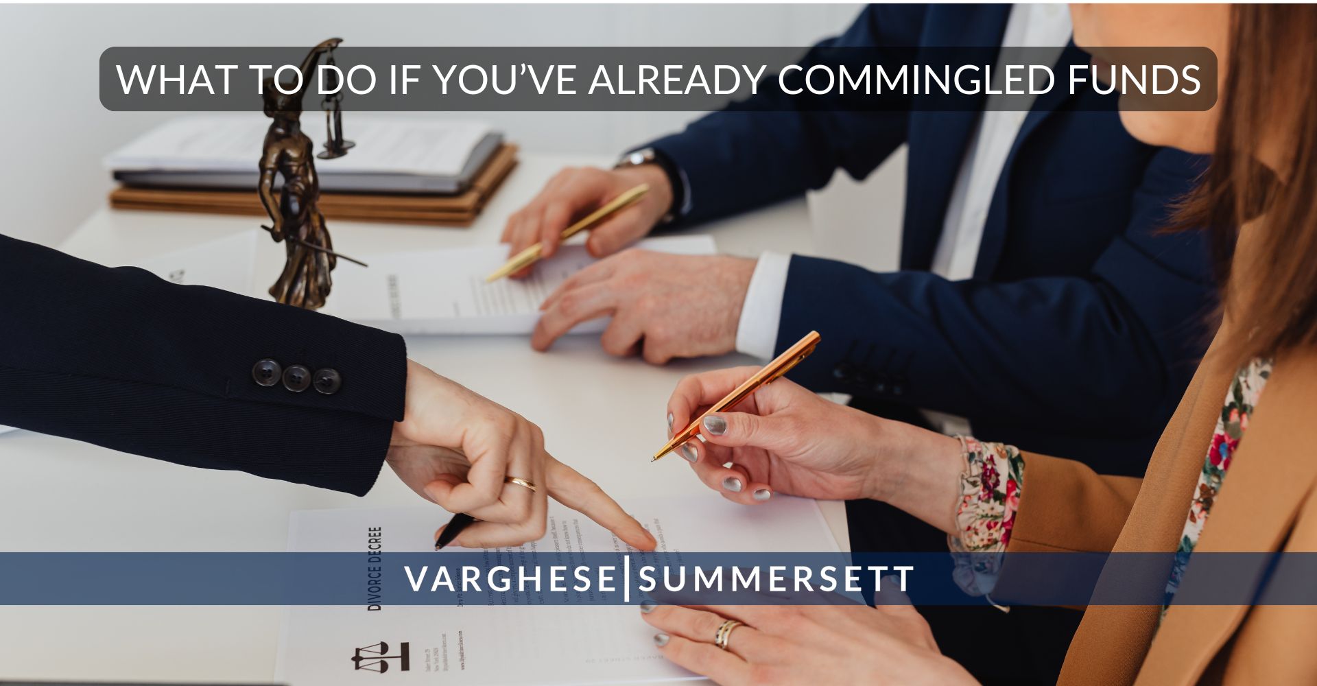 ¿Qué hacer si ya ha mezclado fondos?