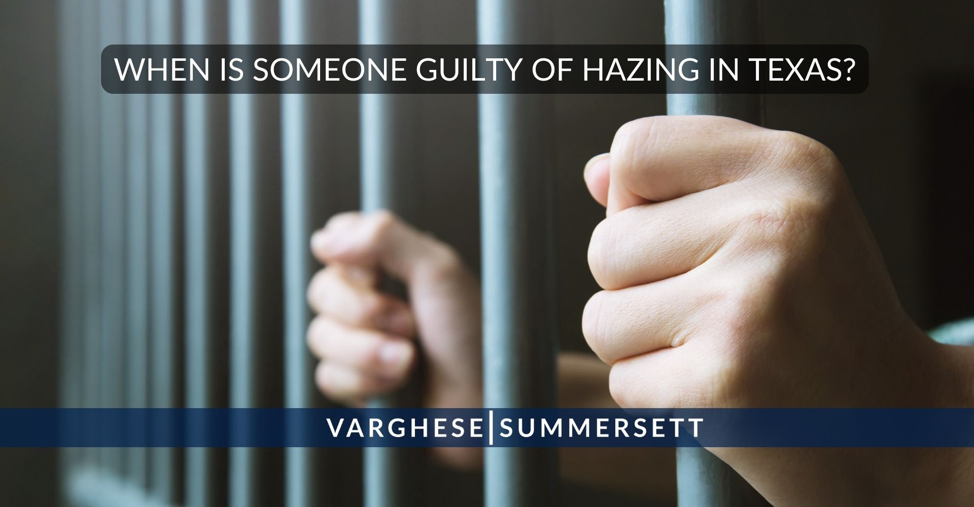 When is someone guilty of hazing in Texas?