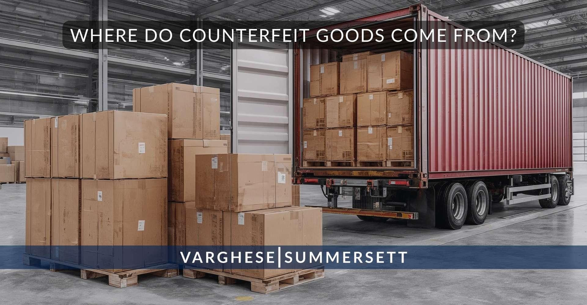 ¿De dónde proceden los productos falsificados?