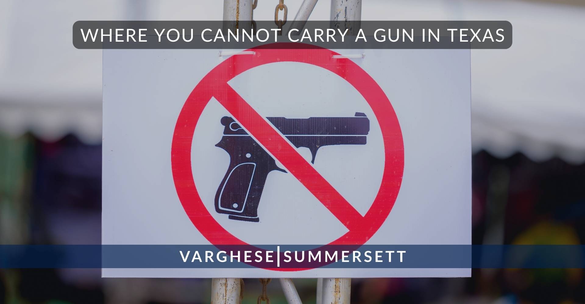 Where You Cannot Carry a Gun in Texas