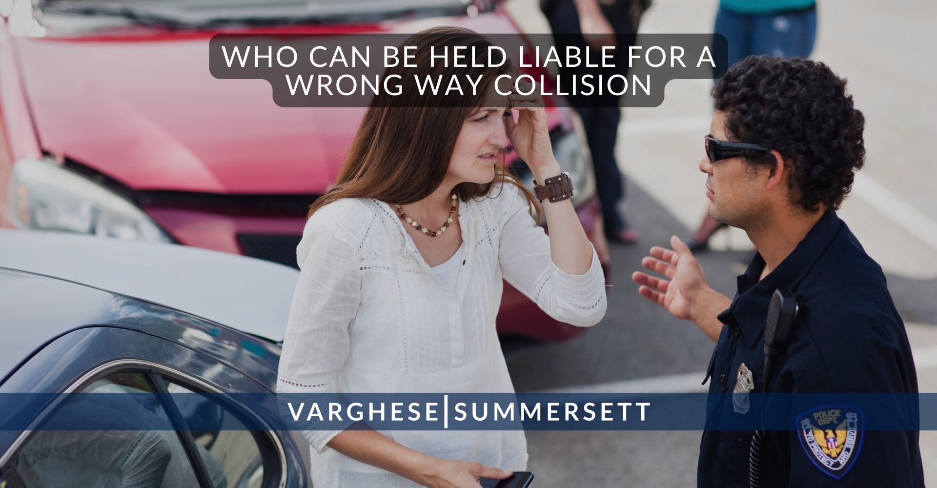 ¿Quién puede ser considerado responsable de una colisión por conducir en sentido contrario?