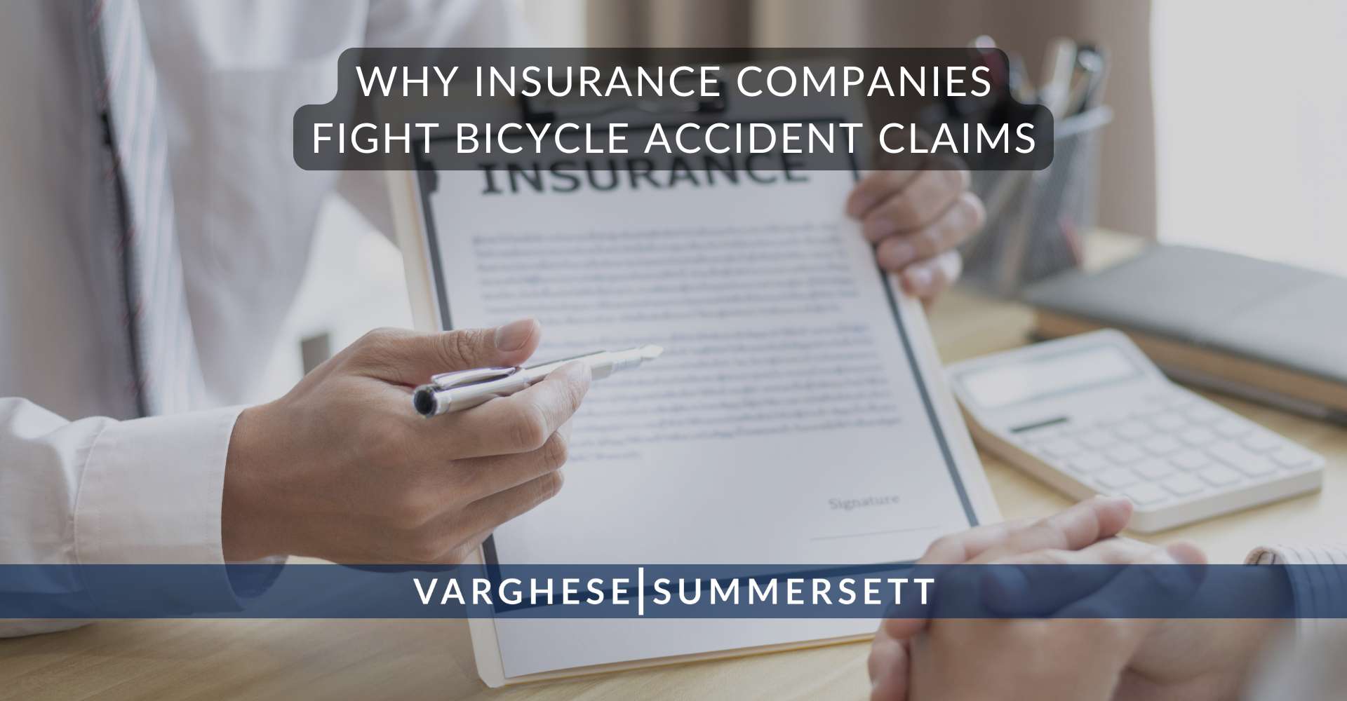 Why Insurance Companies Fight Bicycle Accident Claims