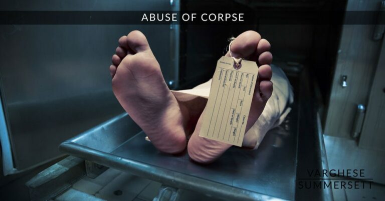 What is Abuse of a Corpse in Texas?