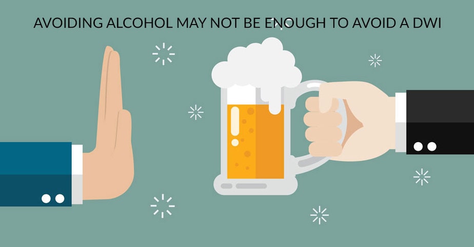 evite la conducción bajo los efectos del alcohol