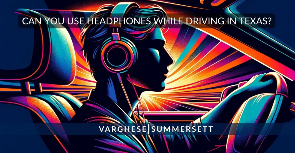 can you wear headphones while driving in Texas