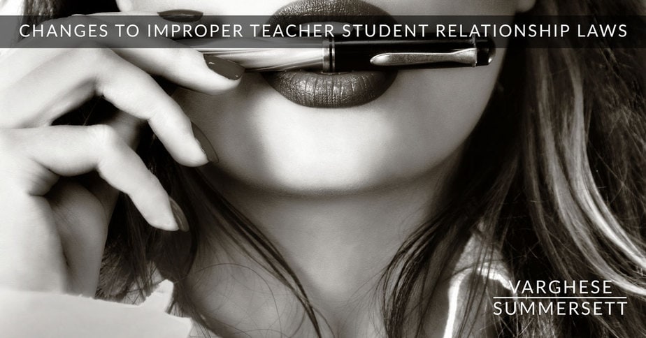 Improper Relationship Between an Educator and a Student