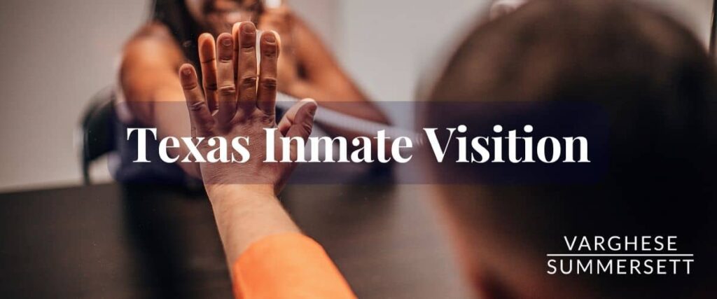 Visitas de contacto para reclusos de Texas