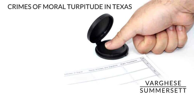 What Are Crimes of Moral Turpitude in Texas?