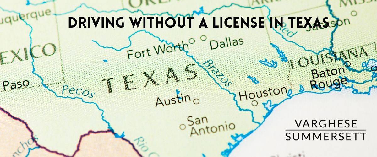 conducir sin licencia en texas