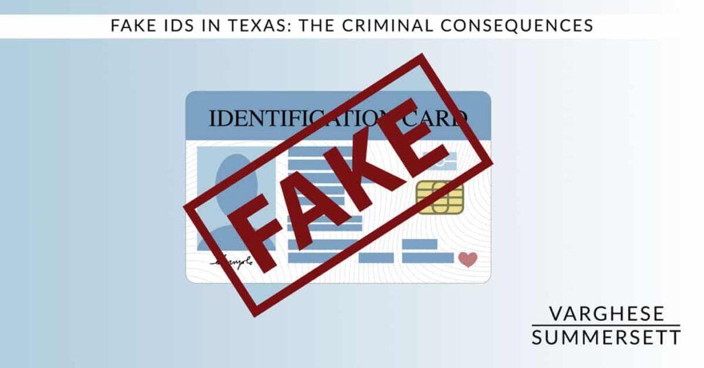 documentos de identidad falsos en texas