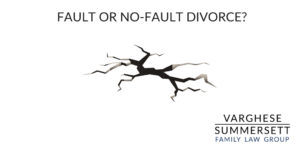 is your divorce at fault or no fault