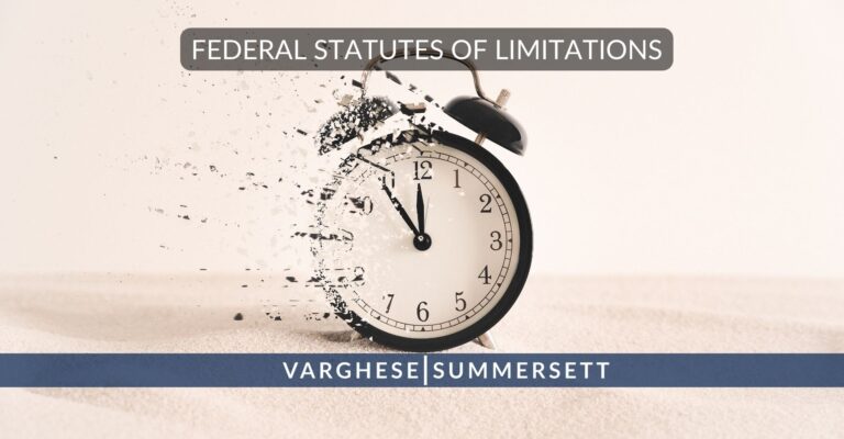 Federal Statutes of Limitations