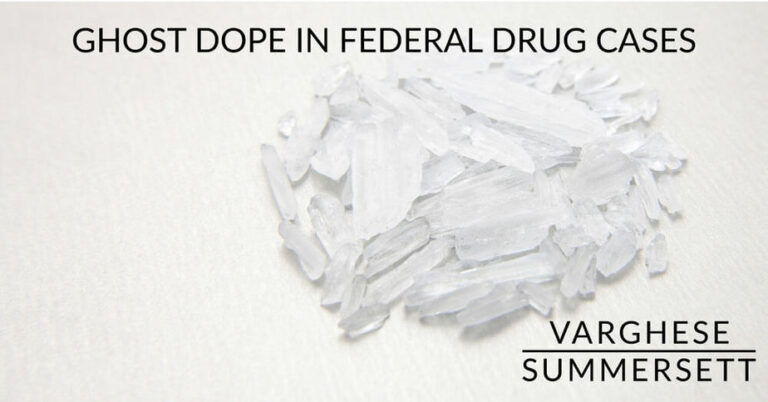 Ghost Dope in Federal Sentencing | Criminal Drug Charges